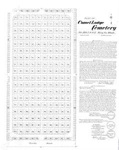 Plat of cemetery