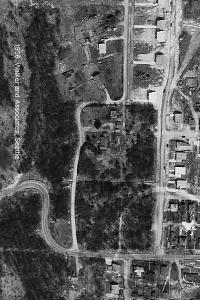 1956 aerial photo courtesy of Walker & Associates